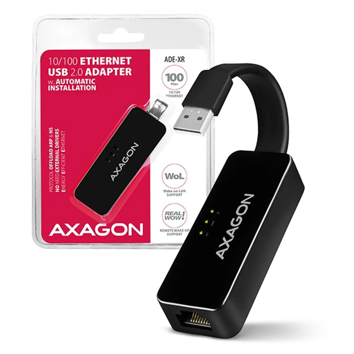 Axagon ADE-XR USB 2.0 - Fast Ethernet adapter #7