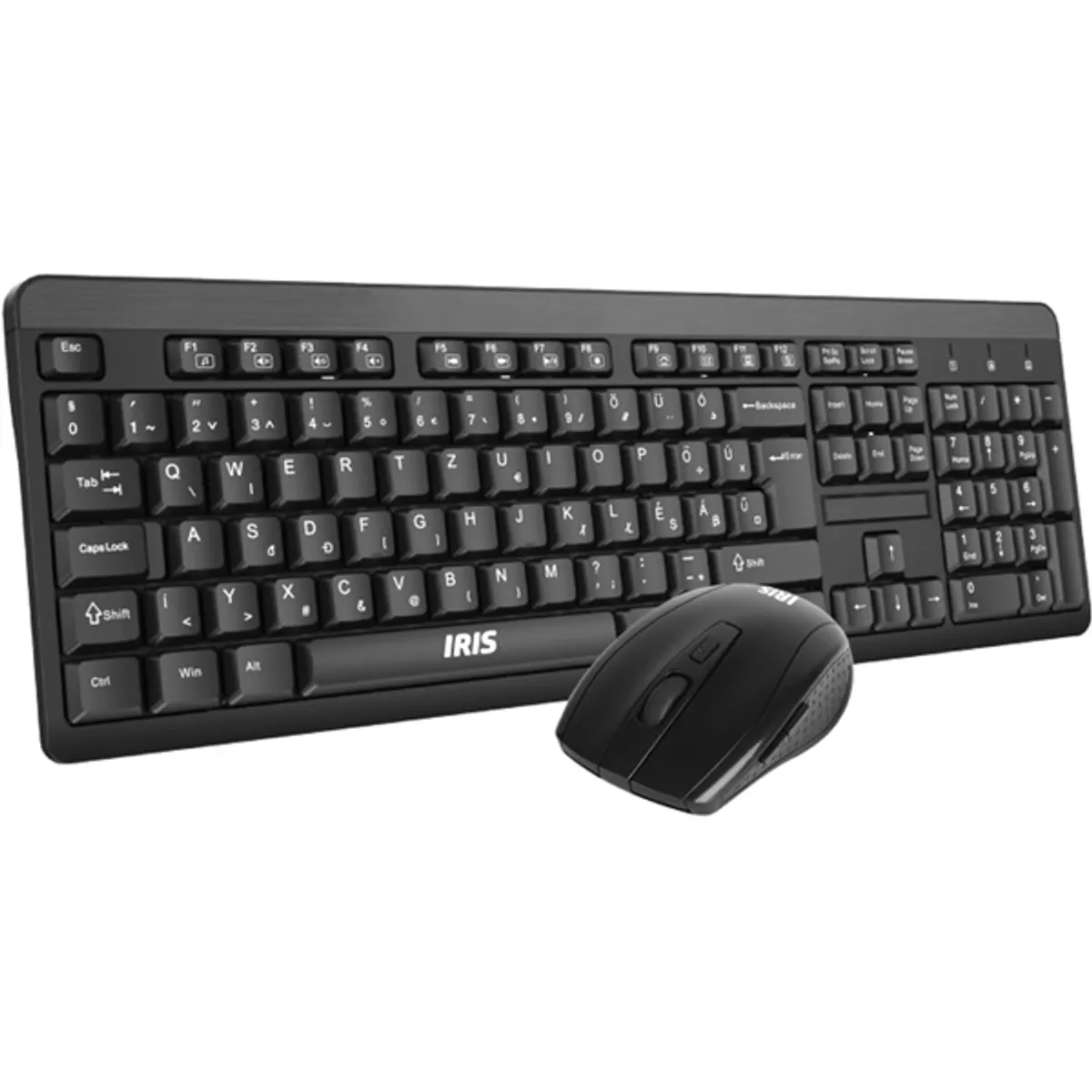 IRIS C-25 vezeték nélküli fekete billentyűzet + egér #2