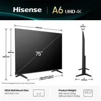 Hisense 75" 75A6Q 4K UHD Smart LED TV #6