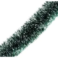 IRIS karácsonyi boa, havas, zöld 14cm x 2m