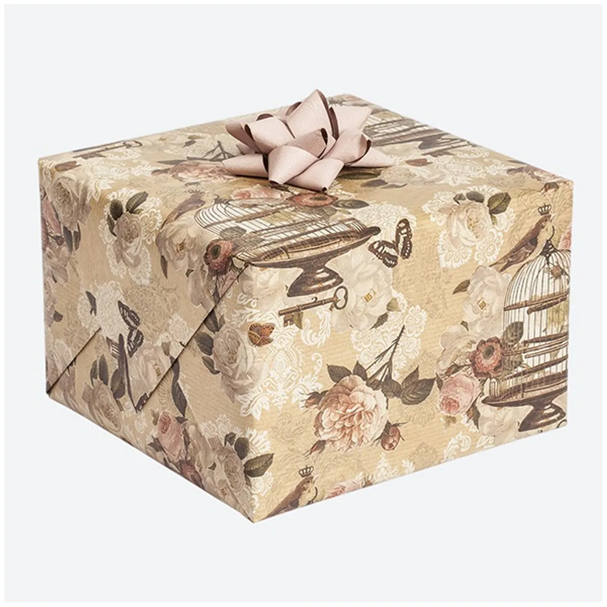 IRIS Karácsonyi tekercses KRAFT csomagolópapír,  200x70cm, különböző mintákkal, 60g/m2 #4