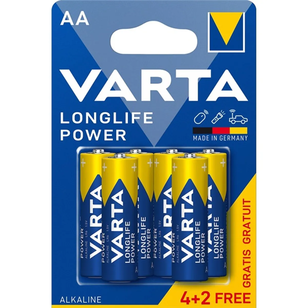 VARTA 4906121436 Helps Longlife Power AA (LR06) ceruzaelem 4+2db/bliszter #2