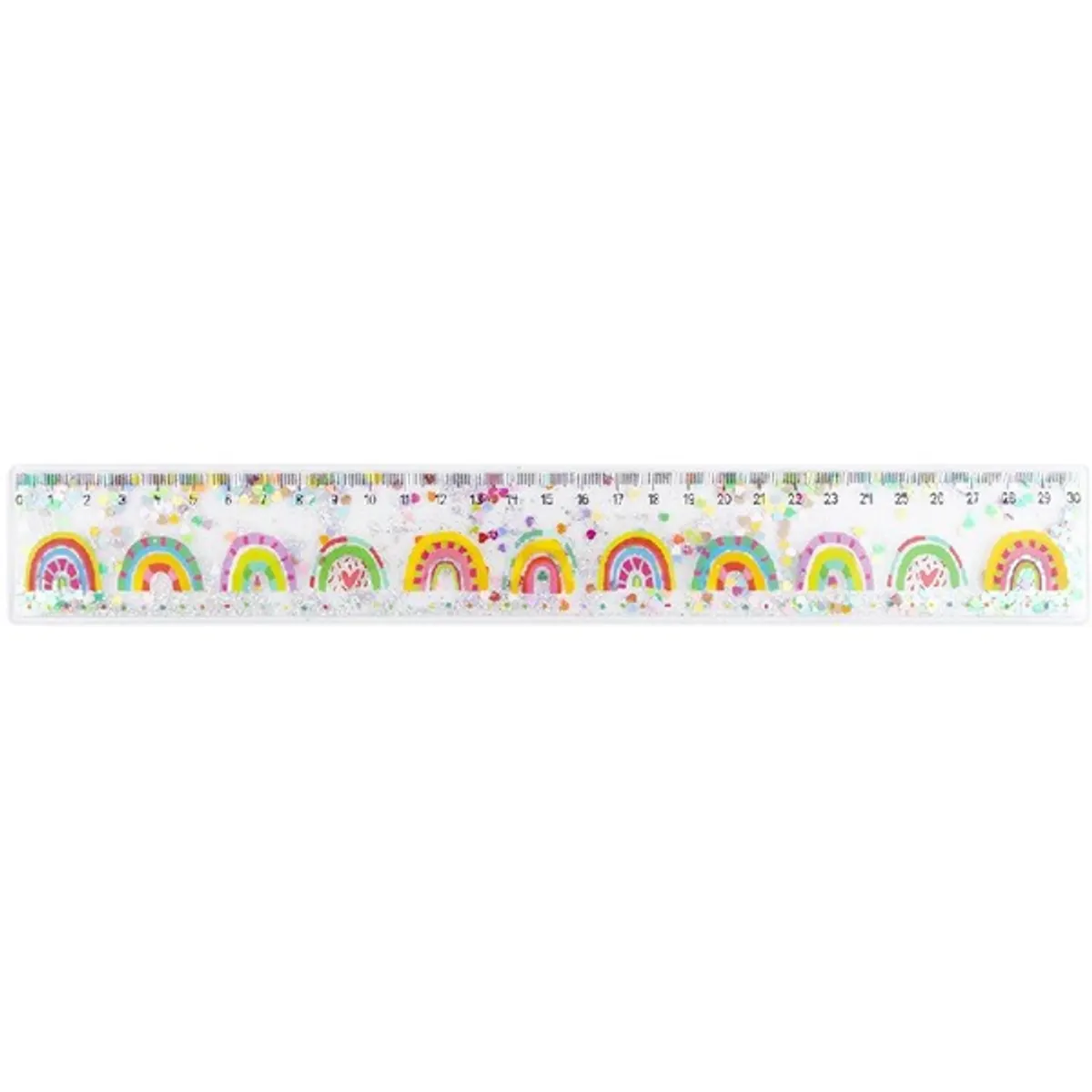 Trendhaus Good Feelings 30cm csillámos vonalzó #3