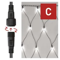 Emos D1DC01 2x1,5m 160LED IP44 hideg CNT - fényfüzér háló #2