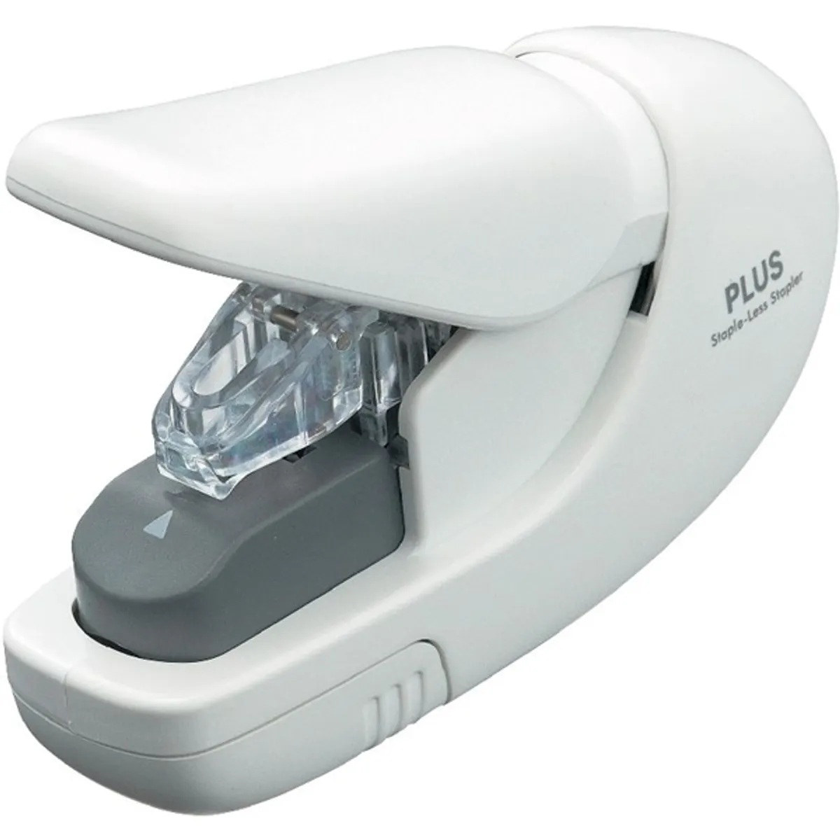 Plus Japan kézi kapocsmentes fehér tűző- és lyukasztógép #1