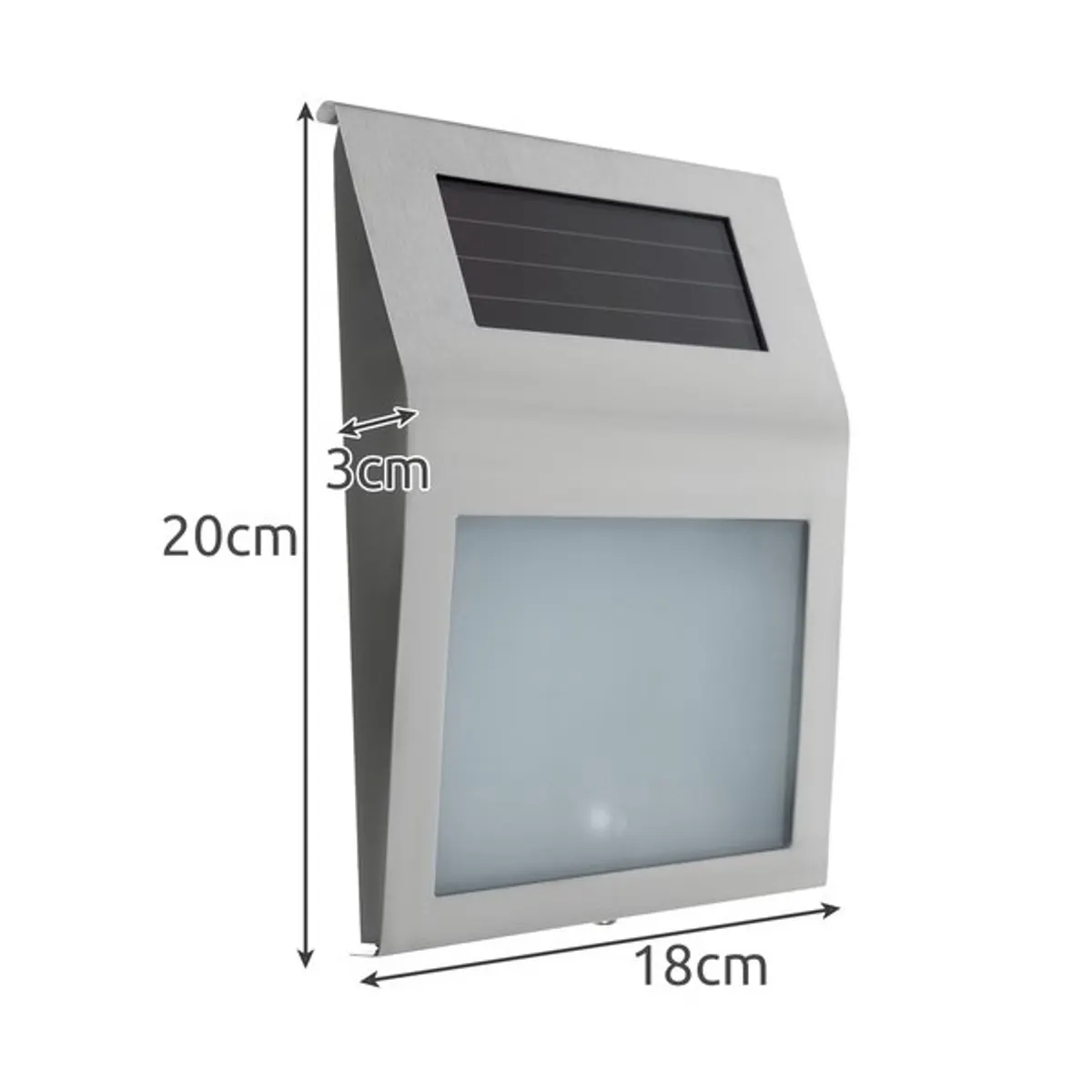 Napelemes házszám kijelző #3