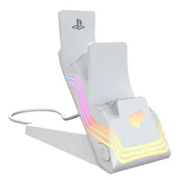 PDP 052-022-WH Afterglow Wave PlayStation 5 DualSense RGB fehér kontroller töltőállomás #1