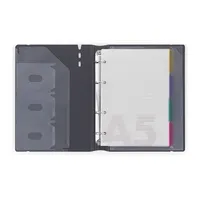 Verde A5 4 gyűrűs 3x30 vegyes lappal türkiz gyűrűs mappa #2