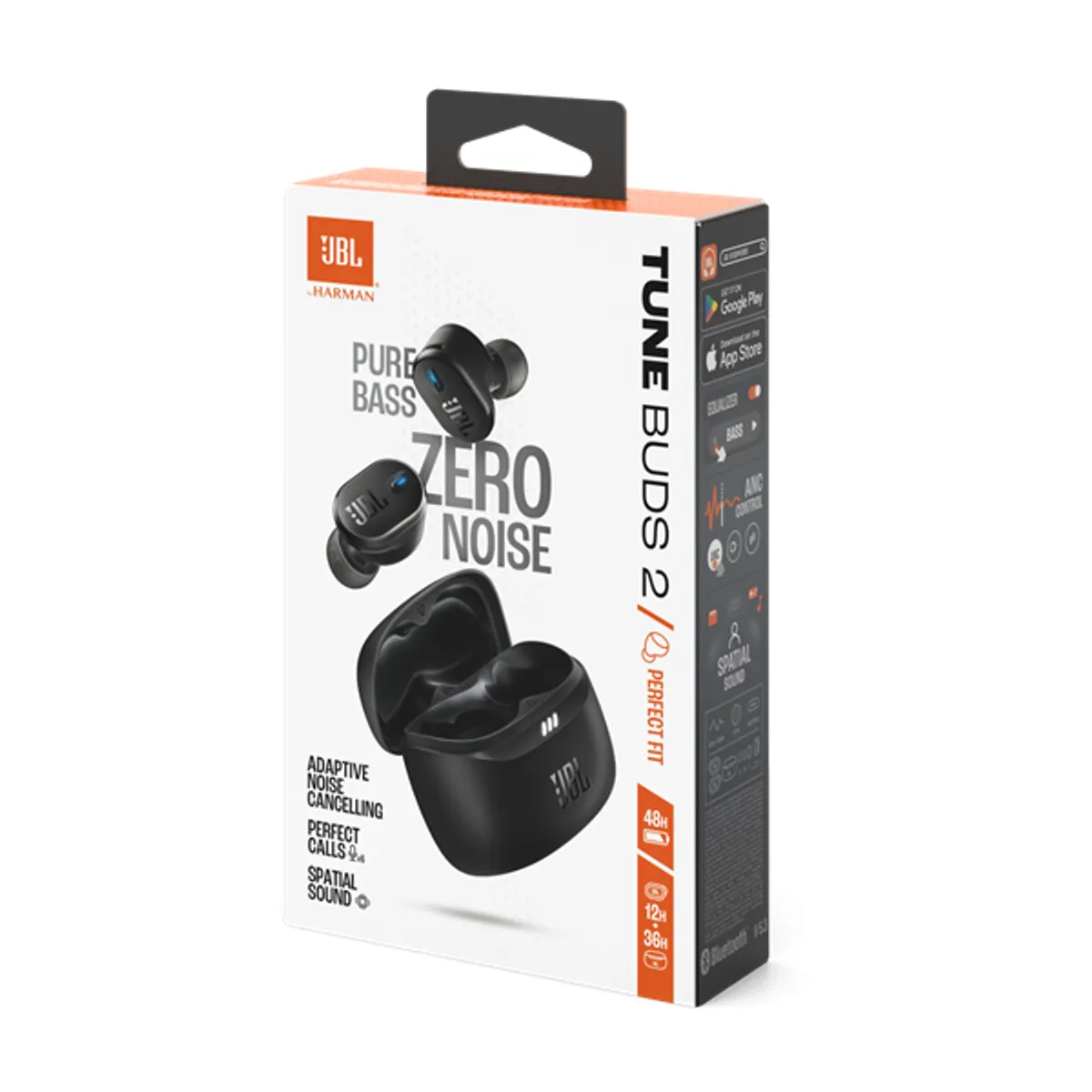 JBL Tune Buds 2 True Wireless Bluetooth zajszűrős fekete fülhallgató #9