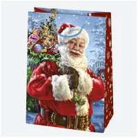 IRIS Karácsonyi ajándéktasak, 230x320x110 mm, különböző színekben és mintával #4