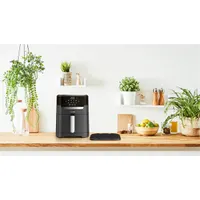 Tefal EY505815 2 az 1-ben fekete 4,2 L forrólevegős sütő #9