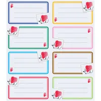 ICO Süni color 8db/ív füzetcímke