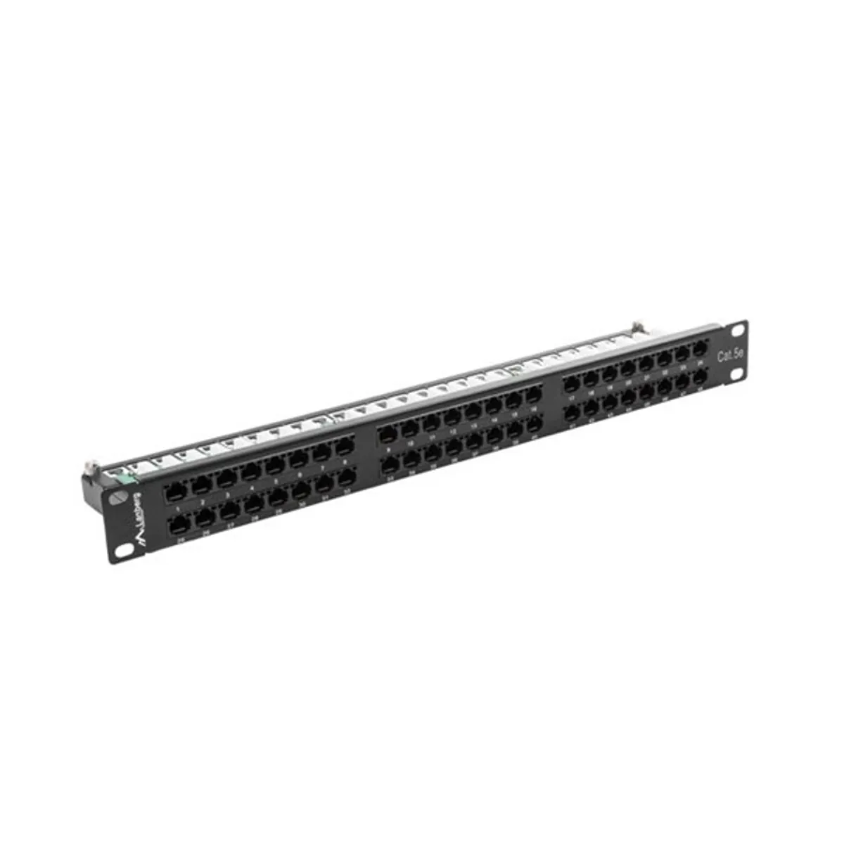 Lanberg PPU5-1048-B 19" 1U 48port Cat.5e UTP árnyékolatlan fekete patch panel #4
