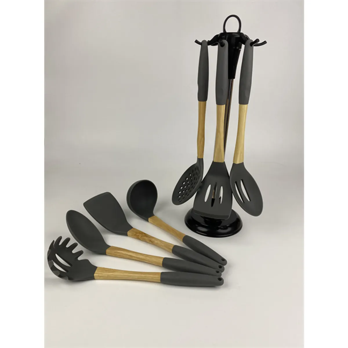 IRIS KT-483 8 db-os szilikon konyhai eszköz készlet #2