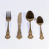 TOO KT-477 Royal 16 db-os arany evőeszköz készlet #3