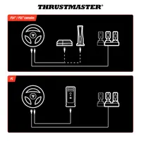 Thrustmaster 4160880 T98 Ferrari 296 GTB Edition PS5/PS4/PC kormány + pedál #7
