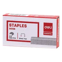 Deli Essential No.10 hegyes 1000db tűzőkapocs