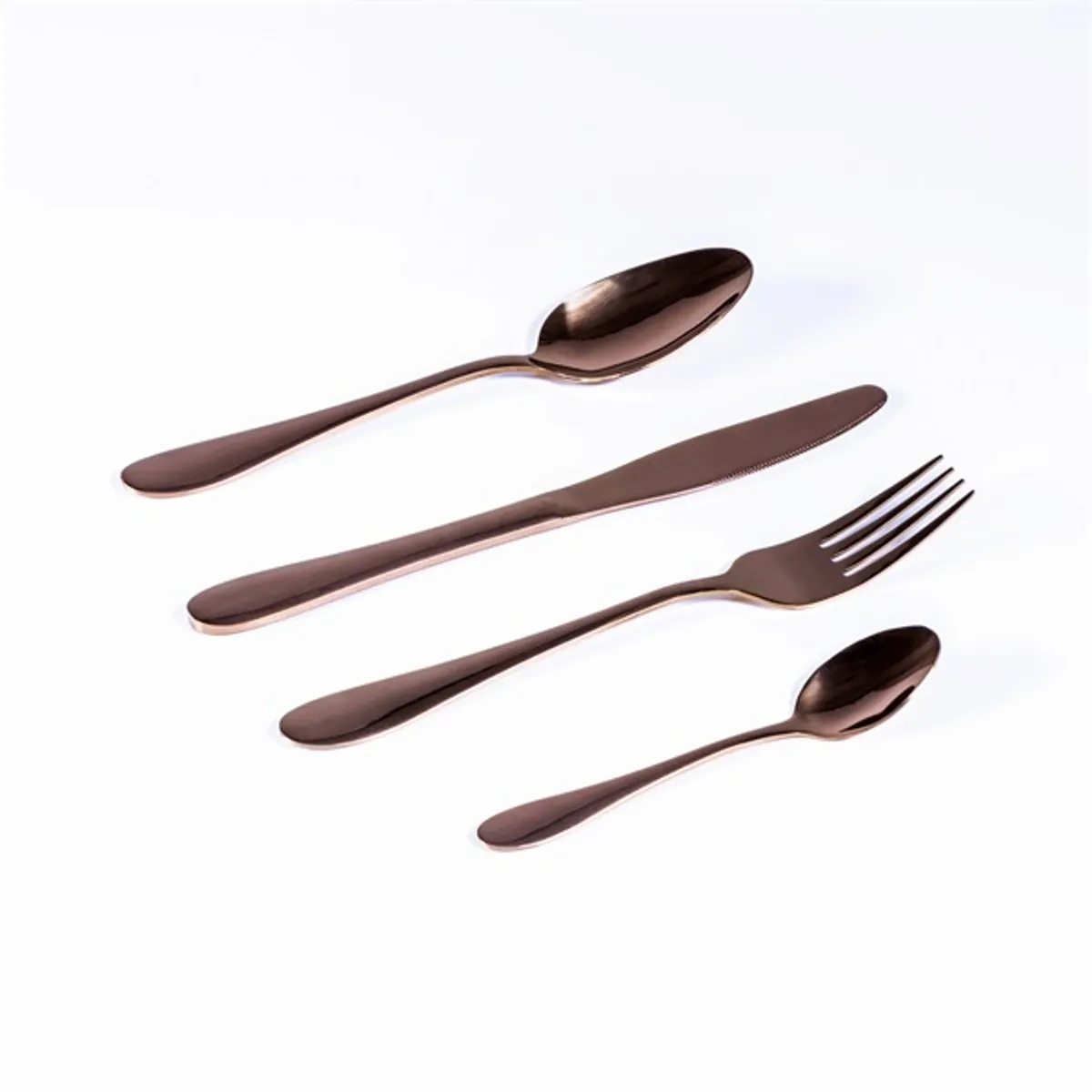 TOO KT-402 RG Spark 16 db-os rózsaarany evőeszköz készlet #1