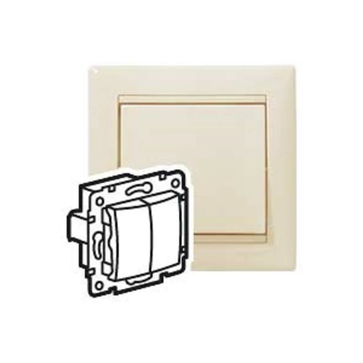 Legrand 774305 Valena eleféntcsont csillárkapcsoló #1