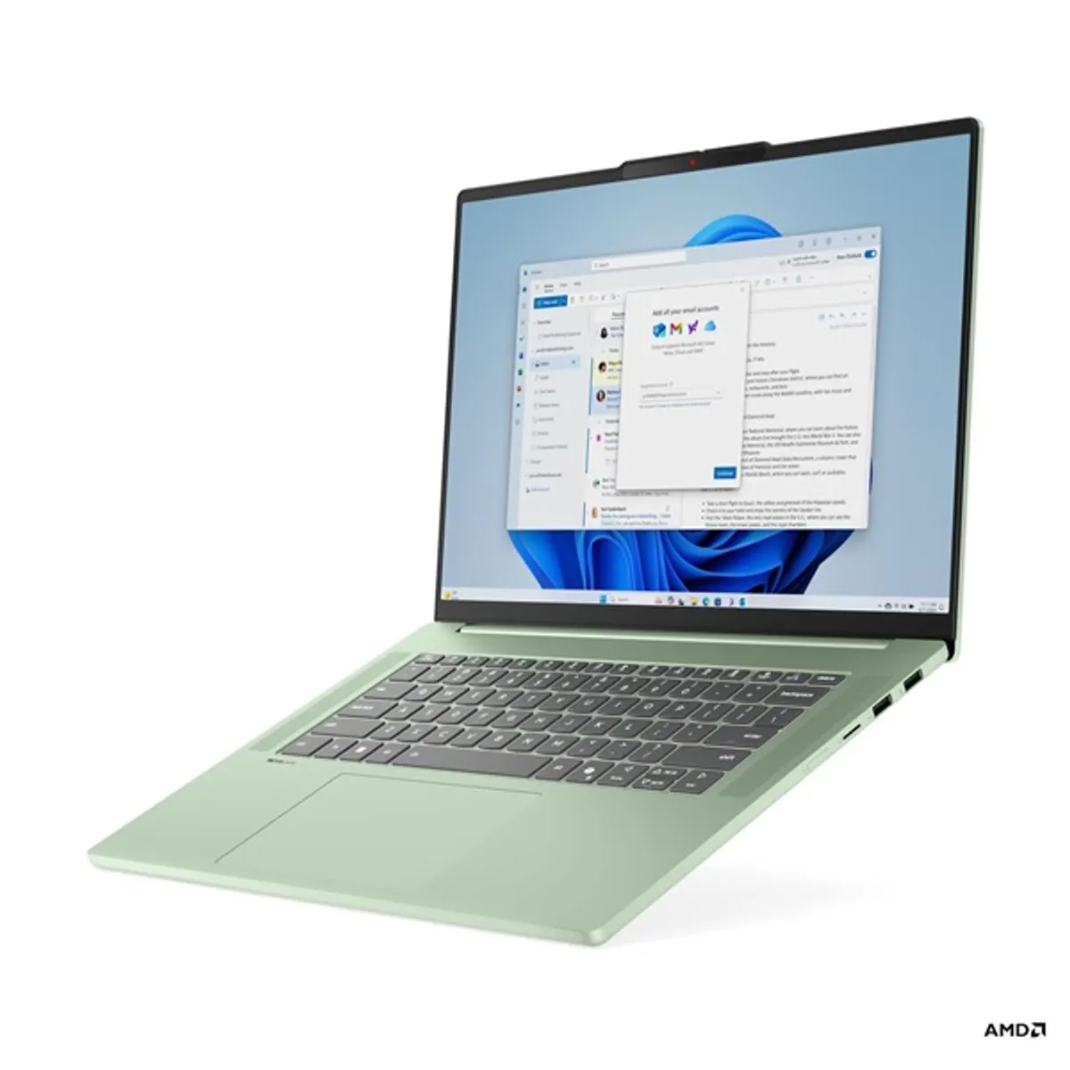 Lenovo IdeaPad Slim 5 15ARP10 15,3"WUXGA/AMD Ryzen 7 7735HS/16GB/1TB/Int.VGA/DOS/tengerhab zöld/alumínium házas laptop #3