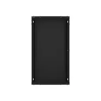 Lanberg WF01-6622-10B 19" 22U SZÉL:600mm MÉLY:600mm MAG:1085mm lapraszerelt üvegajtós fekete fali rack szekrény #10