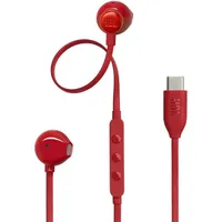 JBL T 305 C RED vezetékes USB C mikrofonos piros fülhallgató