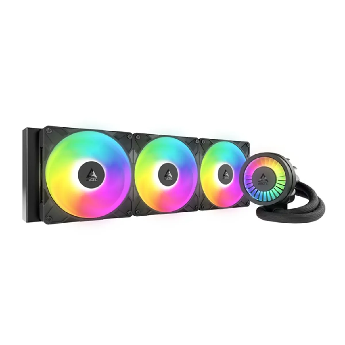 Arctic Liquid Freezer III Pro 420 A-RGB fekete vízhűtéses processzor hűtő #1