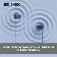 Sony IEREX15CW.CE7 USB Type-C vezetékes mikrofonos fehér fülhallgató #5