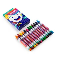 Nebulo Jumbo háromszögletű 12 db-os vegyes színű zsírkréta készlet #4