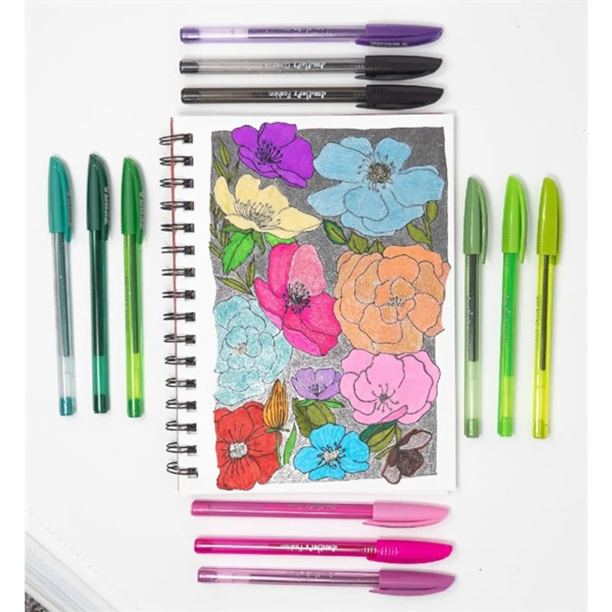 Zebra Doodlerz Fashion&Neon 10db-os zseléstoll készlet #2