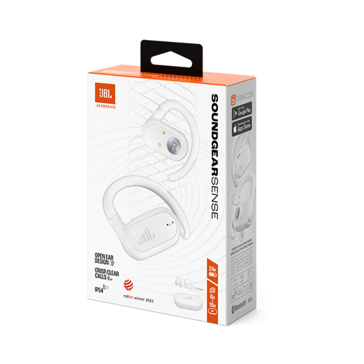 JBL Soundgear Sense True Wireless Bluetooth Open-Ear fehér fülhallgató #9