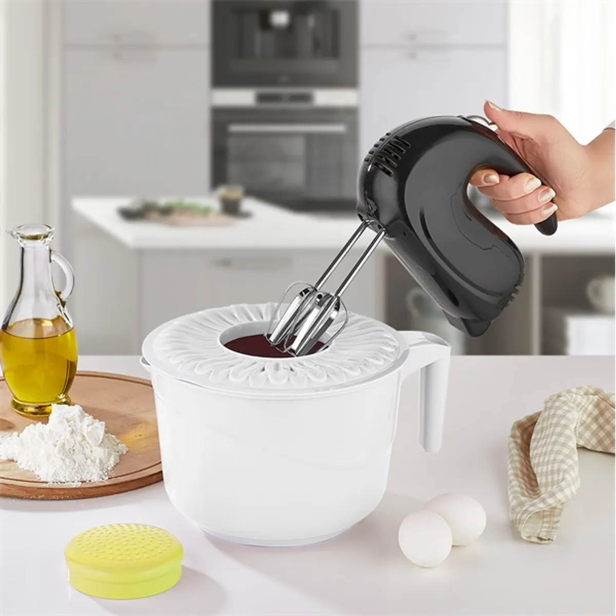 IRIS L-00276 Salsa keverőtál fedővel 3.000ml #2