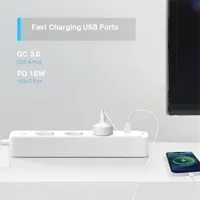 TP-Link Tapo P300 2db USB-A/1db USB-C fehér okos Wi-Fi-s túlfeszültségvédő hosszabbító #3
