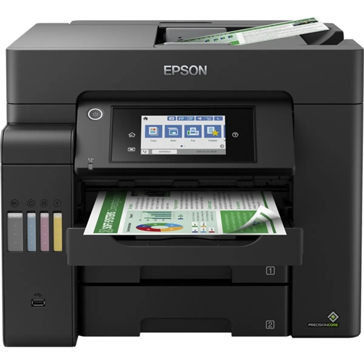 Epson EcoTank L6550 színes nyomtató MFP, Duplex, WiFi/USB/LAN, 14 000/5200 oldal tinta a dobozban #1