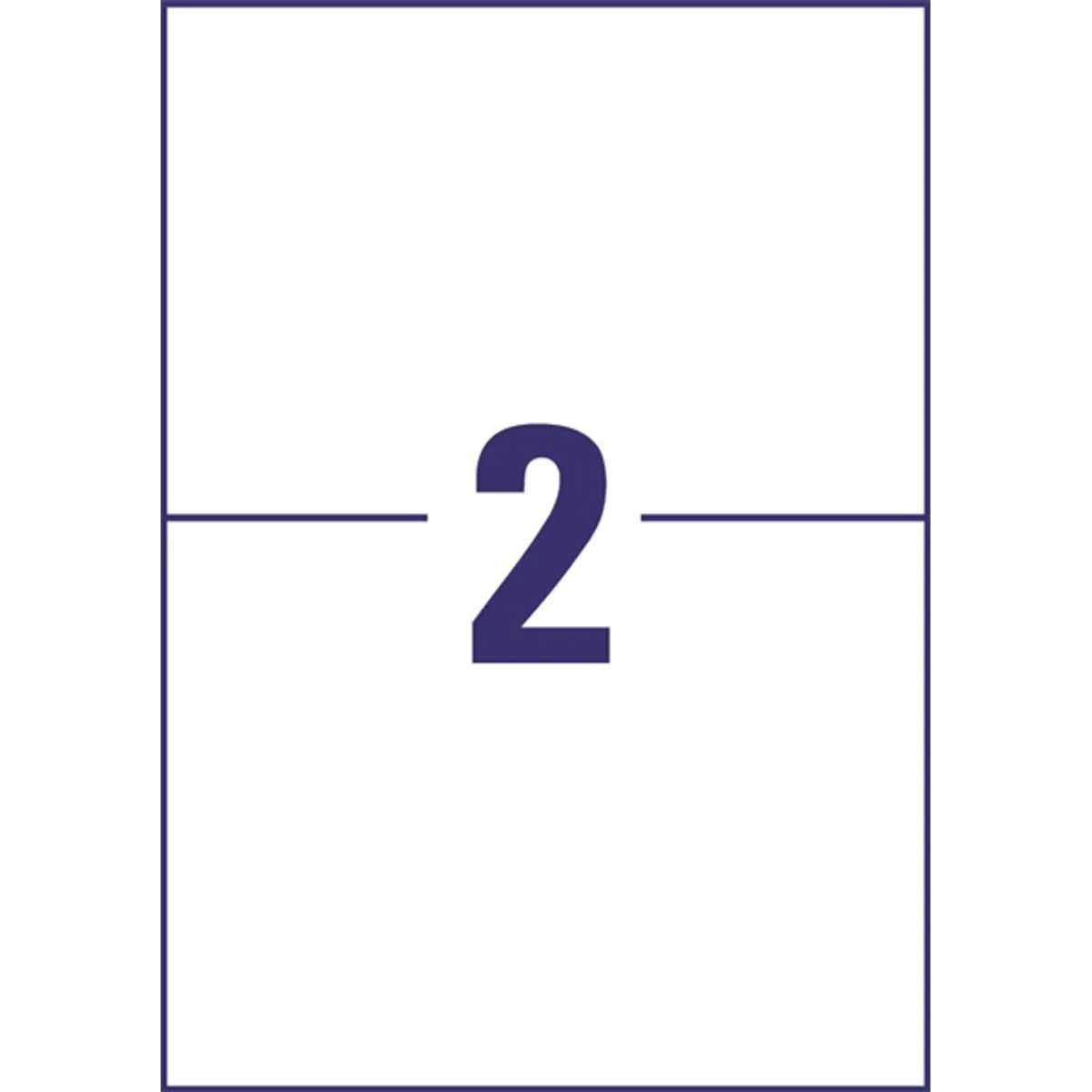 Avery 6604 210x148 mm univerzális 50+15 lap 130 db-os etikett #3