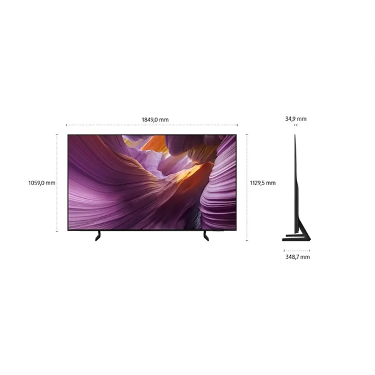 Samsung 83" QE83S85FAEXXH 4K UHD Smart OLED TV #4