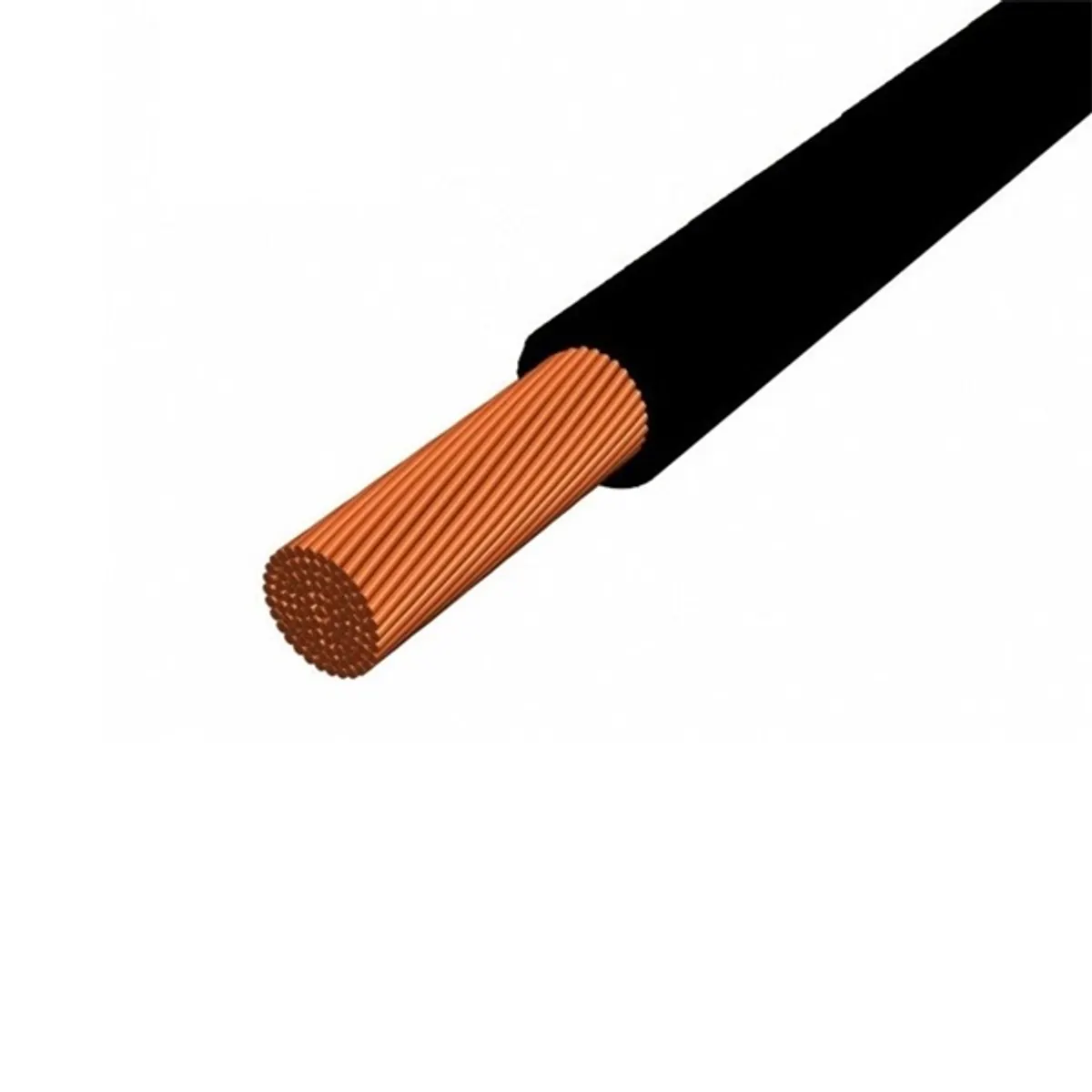 H07V-K 1x6 mm2 100m Mkh fekete sodrott vezeték #2