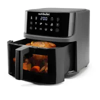 Nutribullet NBA0811 CrispLite Vision sötétszürke 8 L forrólevegős sütő #3