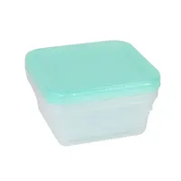 FLAIR 80052 Freezy 1,2L 3 db-os smaragdzöld négyzetes ételtároló hűtődoboz #2