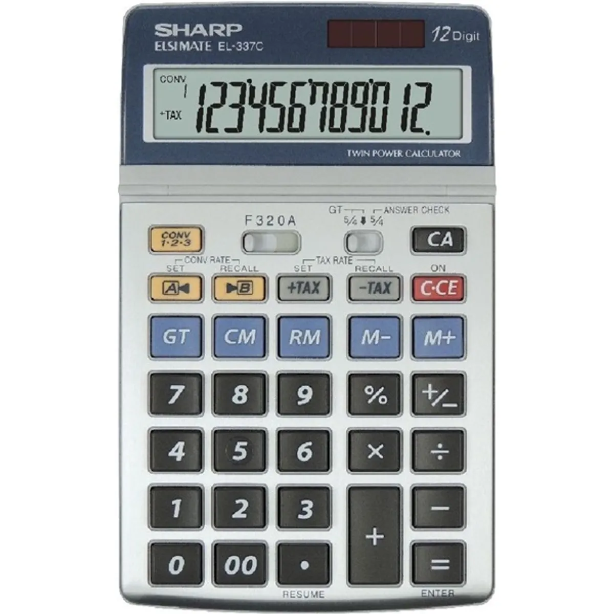 Sharp EL337C irodai asztali számológép #2