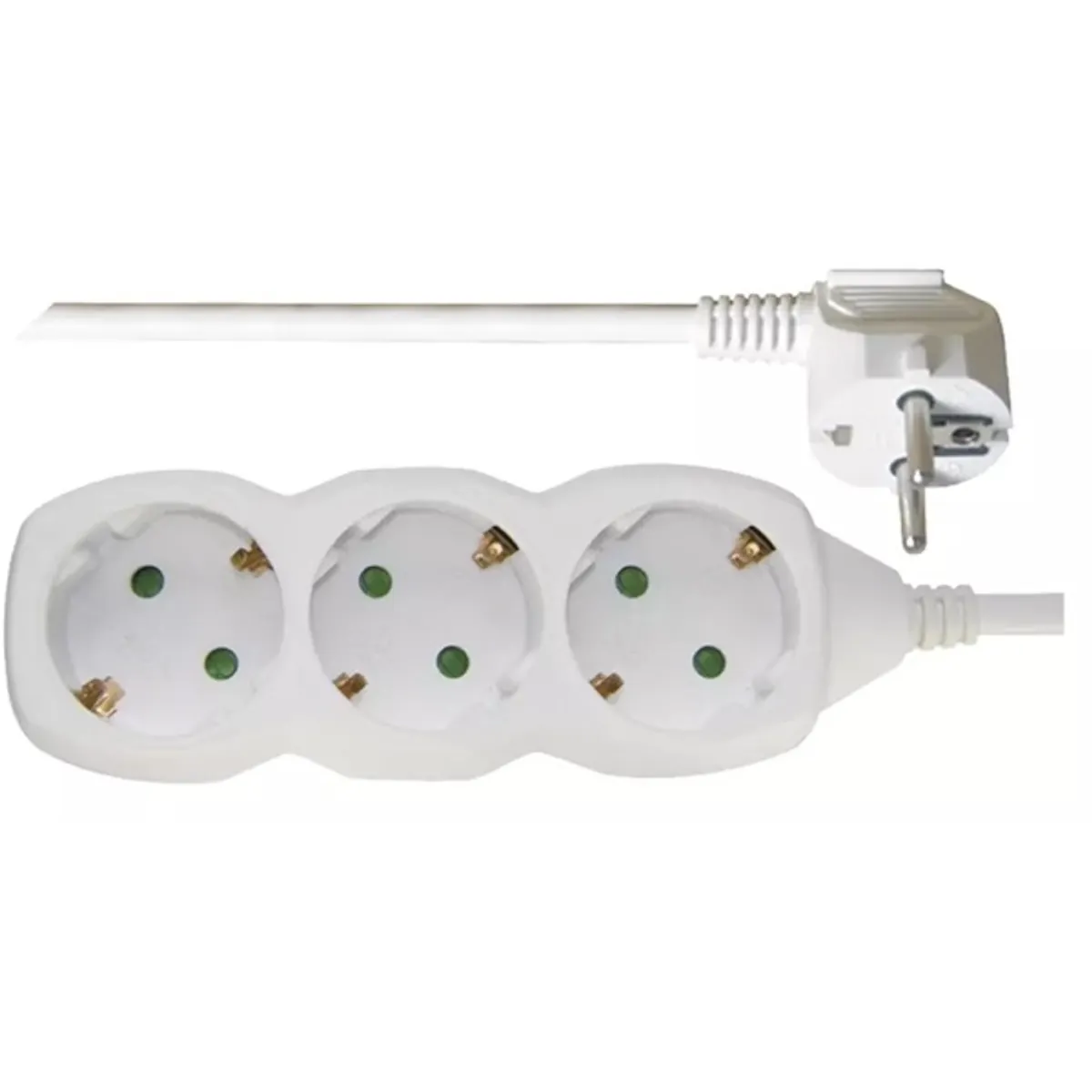 Emos P0321R 3 aljzat 1,5méter 1,5mm2 fehér hosszabbító #1