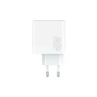 Maxlife ML081094 45W 2xType-C + USB fehér gyorstöltő adapter #2