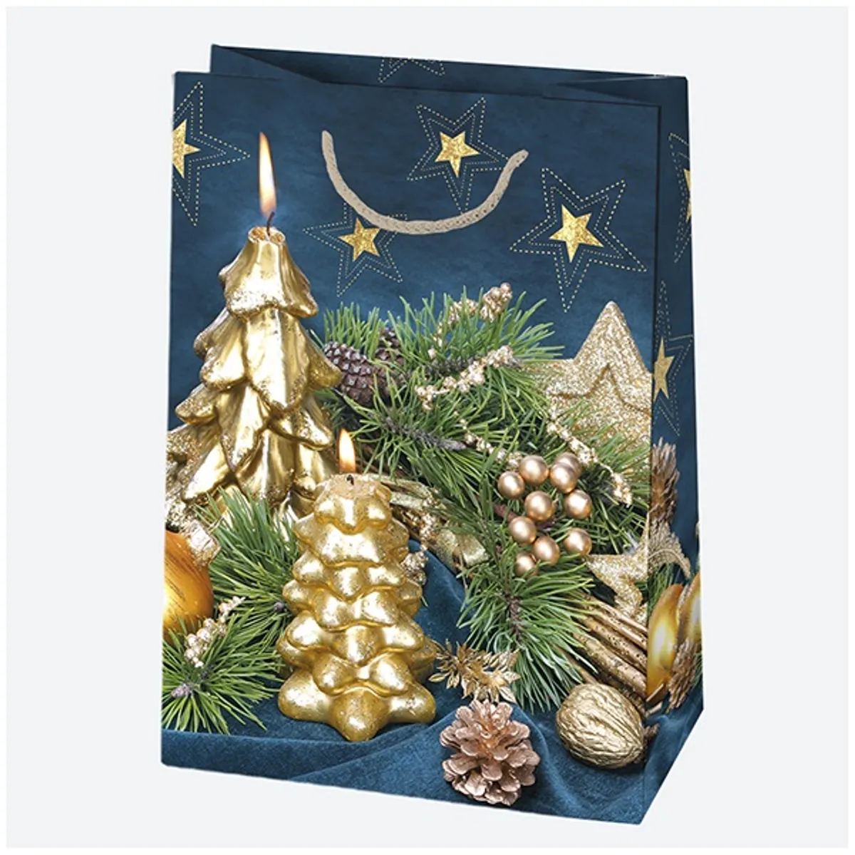 IRIS Karácsonyi ajándéktasak, 230x320x110 mm, különböző színekben és mintával #10