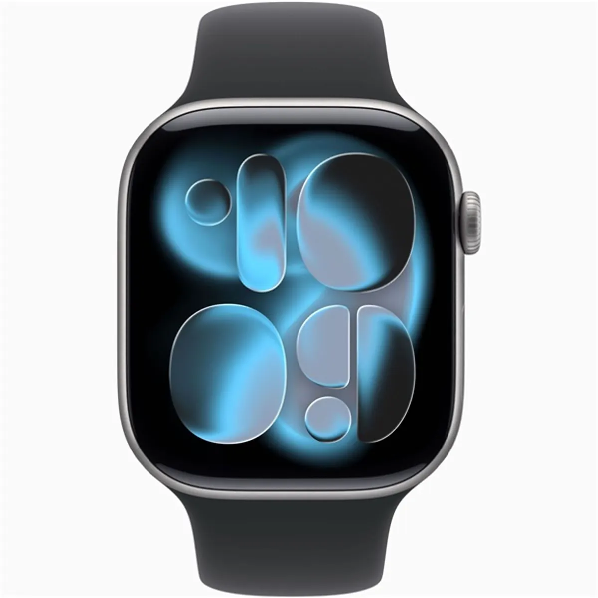 Apple Watch S11 GPS-es (46mm) asztroszürke alumínium tok, fekete M/L sportszíjas okosóra #2