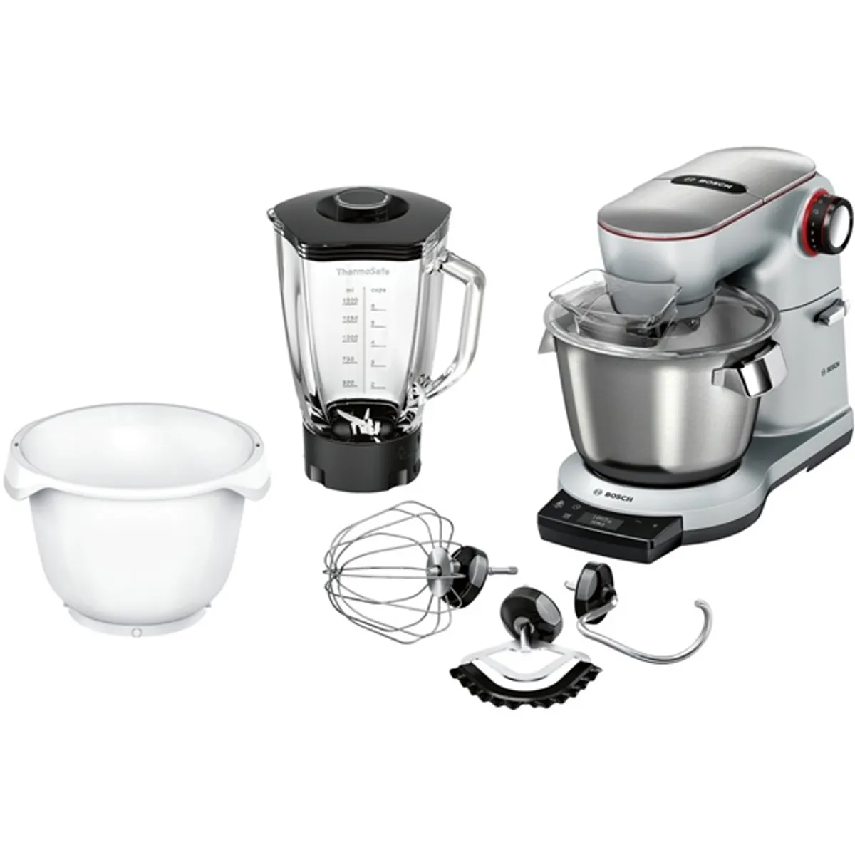 Bosch MUM9BX5S22 1500W, 2,3L+5,5L, inox konyhai robotgép szett #1