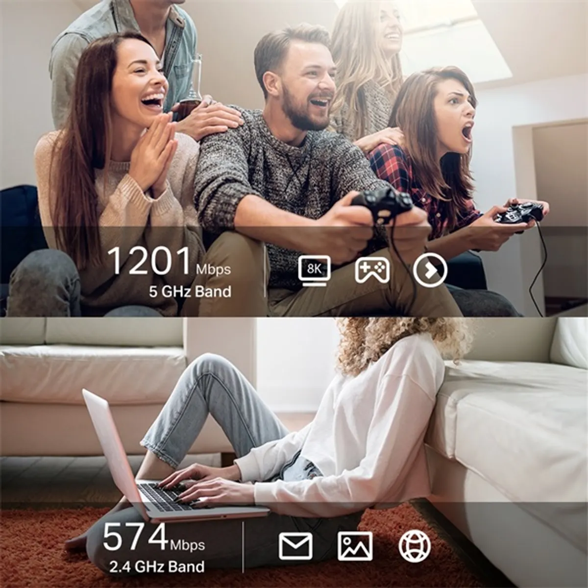 TP-Link Archer TX20U Plus AX1800 két antennás nagy teljesítményű vezeték nélküli fekete USB adapter #4