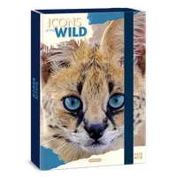 Ars Una Icons of the Wild-Serval 25 (5503) A4 füzetbox #2