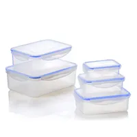 TOO KT-140 5 db-os téglalap ételtároló doboz szett 240ml+500ml+1.000ml+1.500ml+2.500ml #5