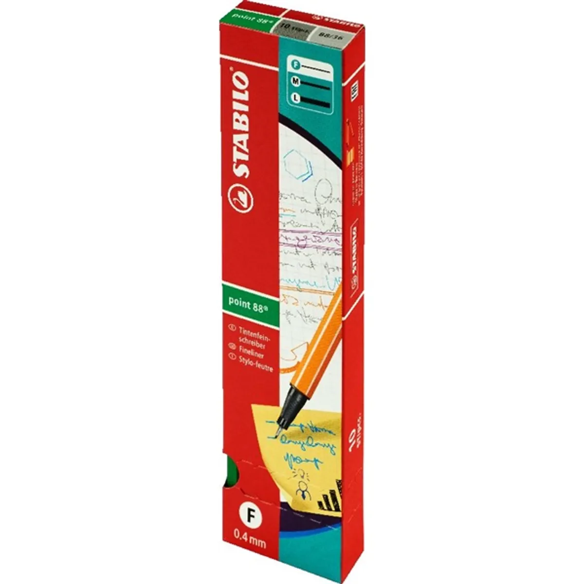 Stabilo point 88 10db/csomag zöld tűfilc #1