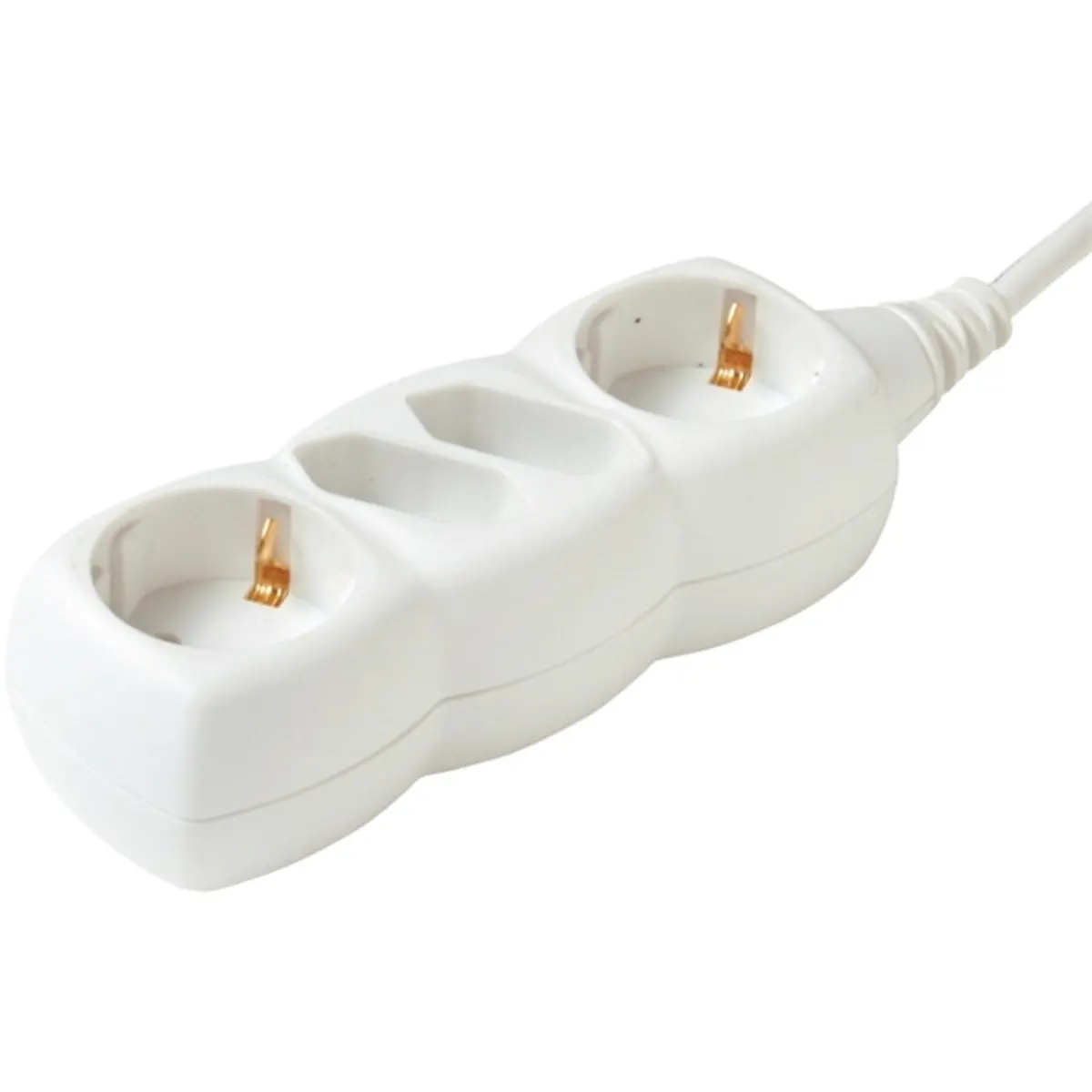 Home NV 14-3/WH/1,5 4 aljzat (2euro+2 földelt) 3 méter 1,5mm2 fehér elosztó #1